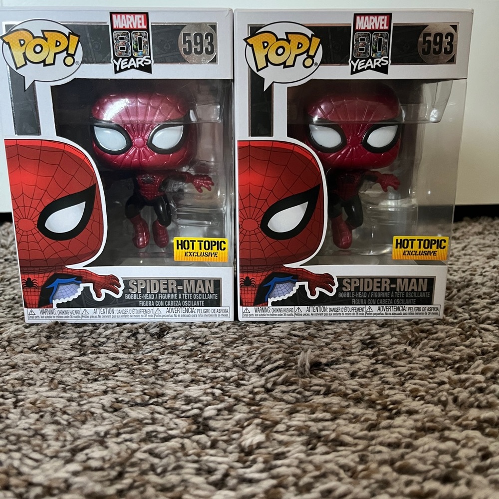 80 Year Edition Hot Topic Exclusive Spider-Man Funko Pop
